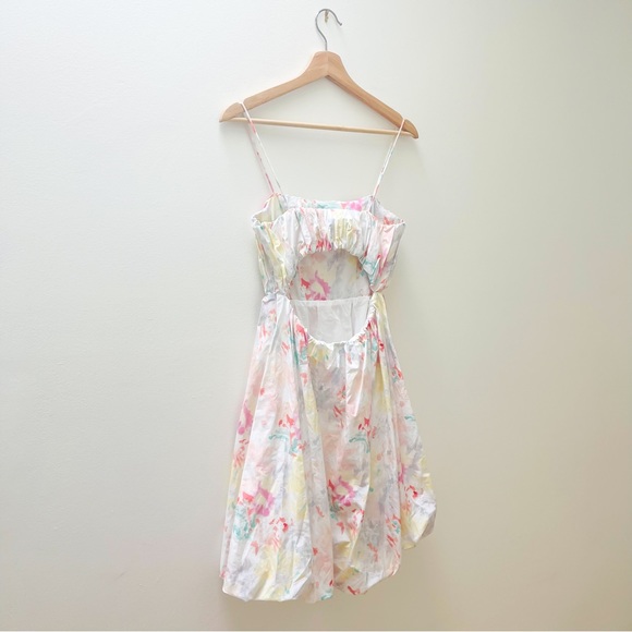 & Other Stories Printed Bubble Mini Dress - Picture 6 of 7